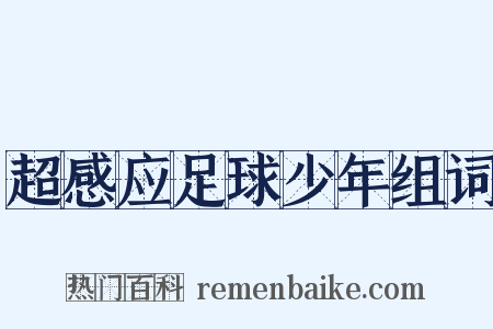 超感应足球少年组词是什么意思的图片